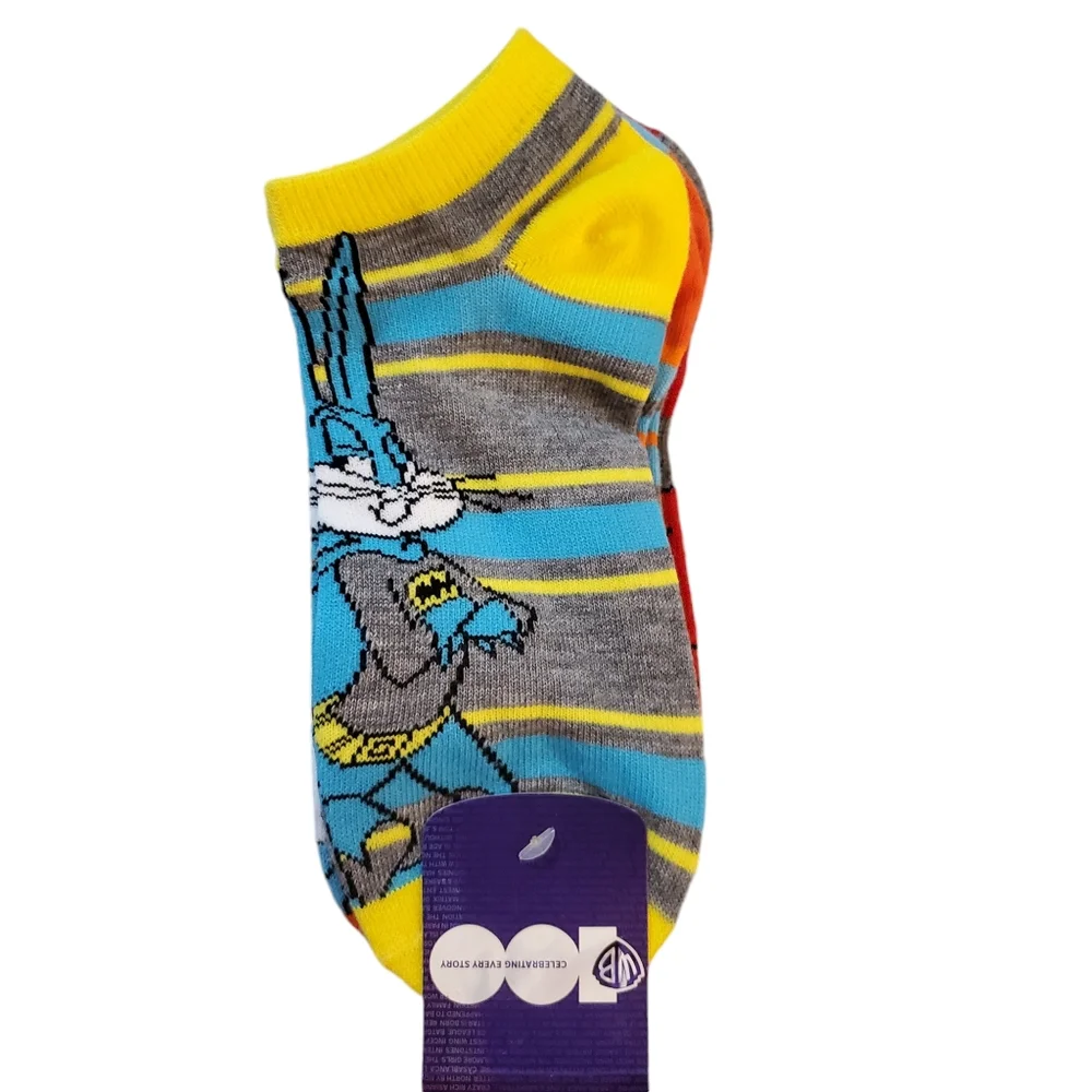 Bugs Bunny Warner Brothers Mix & Match Women's Ankle Socks 5 Pairs New